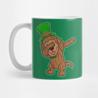 Irish Water Spaniel Dabbing Dog St Patricks Day Mug